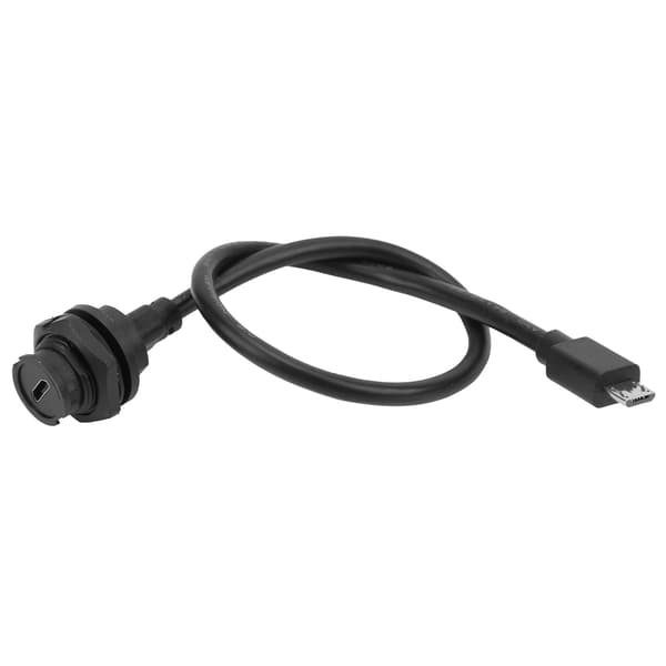 Vandtæt IP68 Micro USB Hun til Han Kabelstik med 1M Ledning E10MCBFF/MCAM