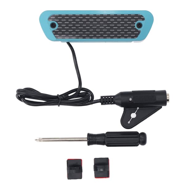 Akustisk Gitarr Pickup Volym Tonkontroll 6.35mm Plugg 3mm Kabel Passiv Magnetisk Ljudhåls Pickup