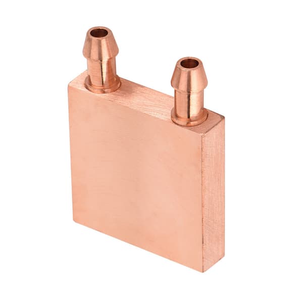 Kopparvattenkylningsblock för grafik-GPU-huvud-CPU 40 * 40 * 10 mm