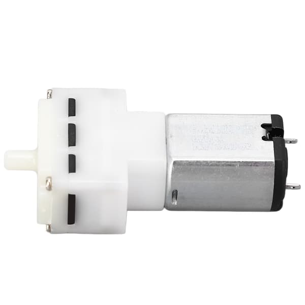Mikroluftpump DC 6V Lågbrus Mini Vakuumpump Uppblåsningspump för Maskinutrustning