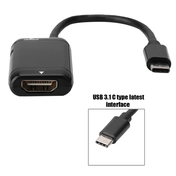 USB-C Typ C till HDMI-adapter USB 3.1-kabel för MHL Android-telefon surfplatta
