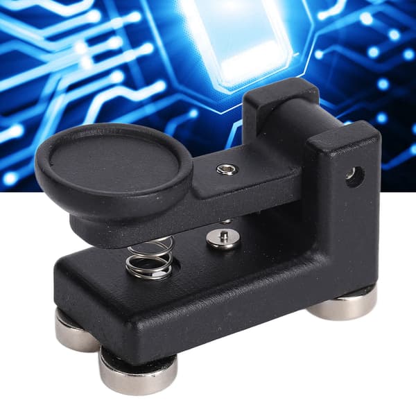 CW Morse Code Key Magnetisk Bas Bärbar för Ham Radio Kortvåg