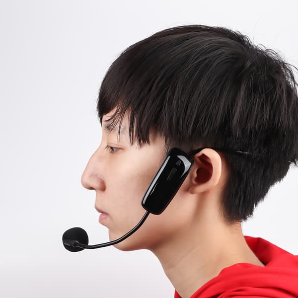 UHF Trådløst Mikrofon Headset Trådløs Mikrofon til Undervisning Møde Turistguide