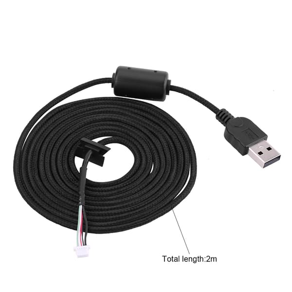 2 meter USB-muskabel udskiftningstilbehør til Logitech G9/G9X gamingmus