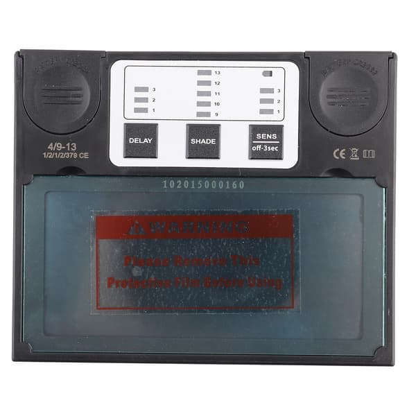 Solpanel Svetsvisir Lins Svetsmask Automatisk Mörkläggningslins 110 * 90mm