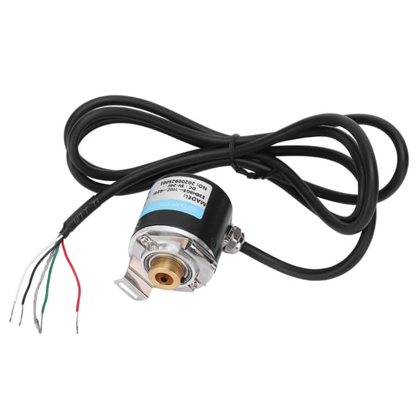 Roterende Encoder Kit 30KHz AB Dual-Channel NPN Open Collector, 5-24VDC Hulaksel 8mm til CNC Motor Feedback