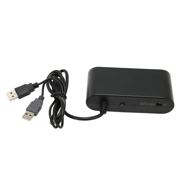 GC Controller Adapter 4 porte 3 i 1 Game Controller Adapter med Turbo-funktion til Switch til Wii U PC