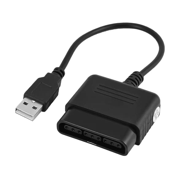 Sony Playstation 2 PS2 -ohjaimen USB-sovitinmuunnin PS3:lle ja Windows PC:lle