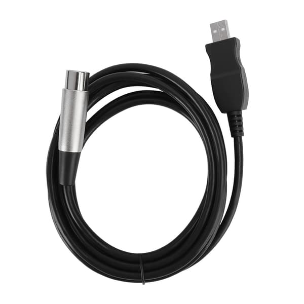 Mikrofon Mic Link Kabeladapter USB till XLR Mikrofon Link Kabel Sladd 3 Meter