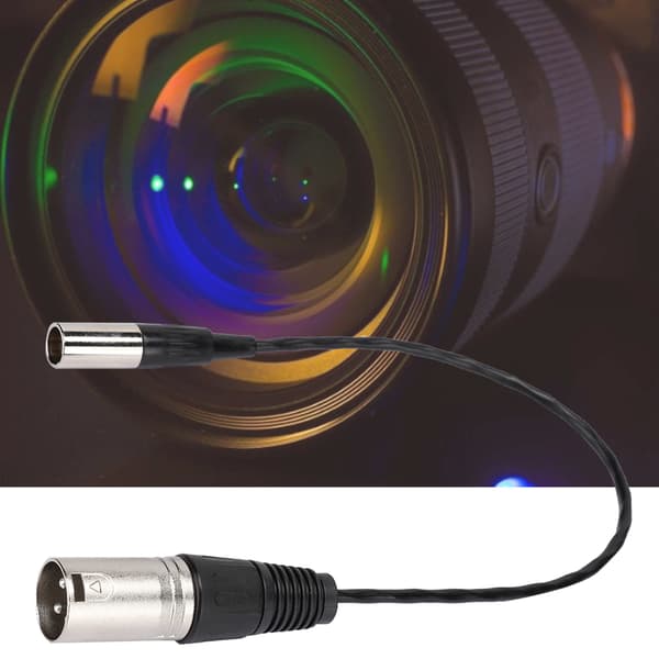 Mini XLR 3PIN han til Canon lydkabel til overførsel af kameramikrofoninterface