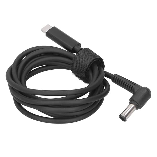 Laddningskabel TypC-gränssnitt Datorströmadapterkabel DC6.0 x 1.4MM Hane Armbåge