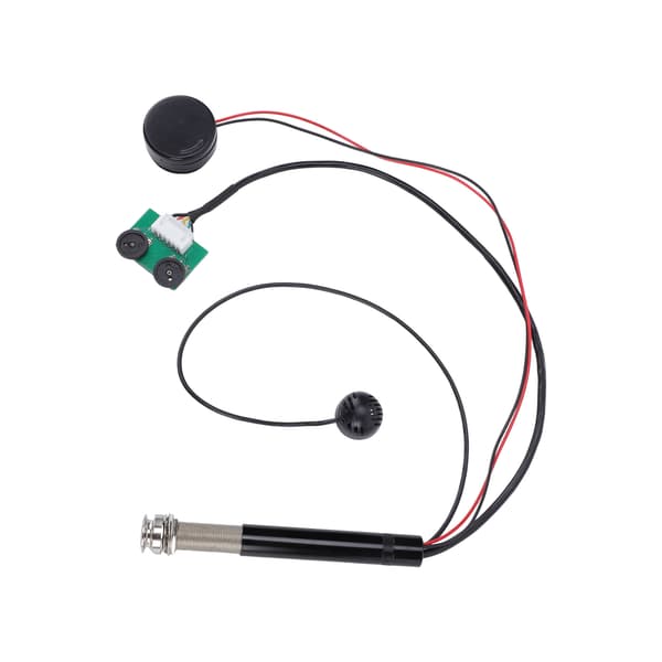 Gitarrpickup med mikrofon 2 installationer Hög känslighet Justerbar tonvolym Mikrofonpickup för akustisk gitarr Folkinstrument