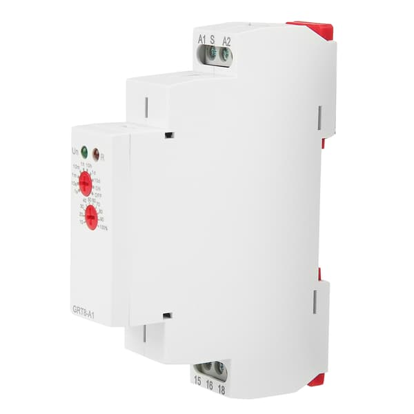 GRT8-A1 Mini Fördröjningsrelä, DIN-skena, AC/DC 12-240V, 1-pack