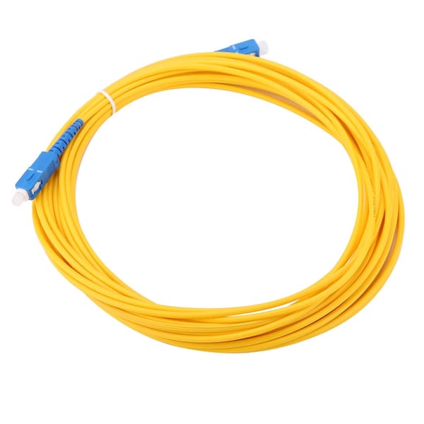 10m/11yd SC til SC Duplex Fiber Patch Cord Jumper Kabel Single Mode Patch Cord
