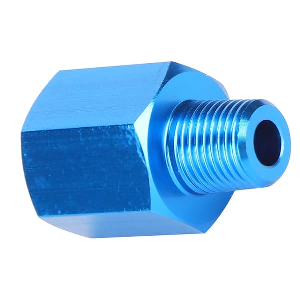 Aluminium NPT Reducer Bussning M12 till 1/8 Tryckmätaradapter Explosionssäker
