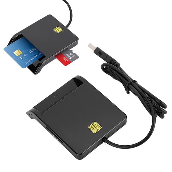 USB2.0 multifunktions smartkortlæser til M2 / MS / Bank / ID / SIM-hukommelse / CAC-kort