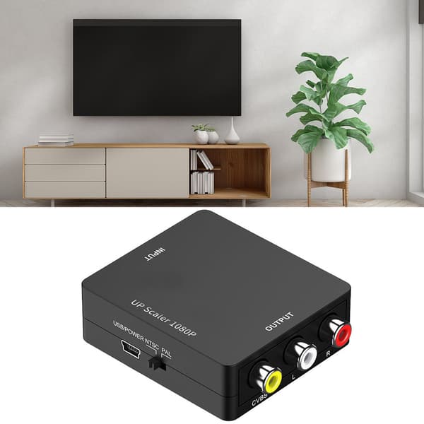 HD Multimedia Interface til AV-konverter 1080P Plug and Play RCA lydvideoadapter til PS5 Set-top-boks HDTV