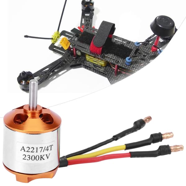 A2217 Børsteløs motor til RC Fixing Wing Quadrocopter Drone Dele Tilbehør A2217 2300KV