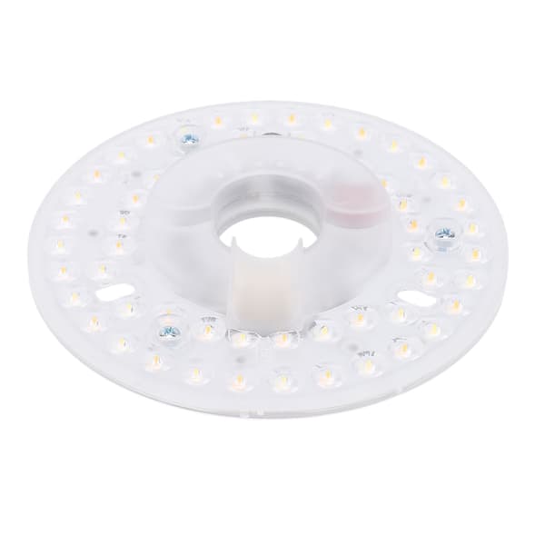 4,9 tommer LED-lysmotor eftermontering magnetisk loftventilator LED-lyserstatning 3 farver energibesparende rund