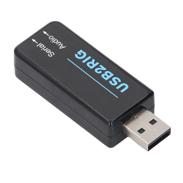 USB-lydadapter 3,5 mm dobbeltstik til USB 4-benet mini eksternt lydkort