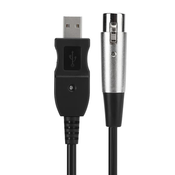 Mikrofon Mic Link Kabel Adapter USB til XLR Mikrofon Link Kabel Ledning 3 Meter