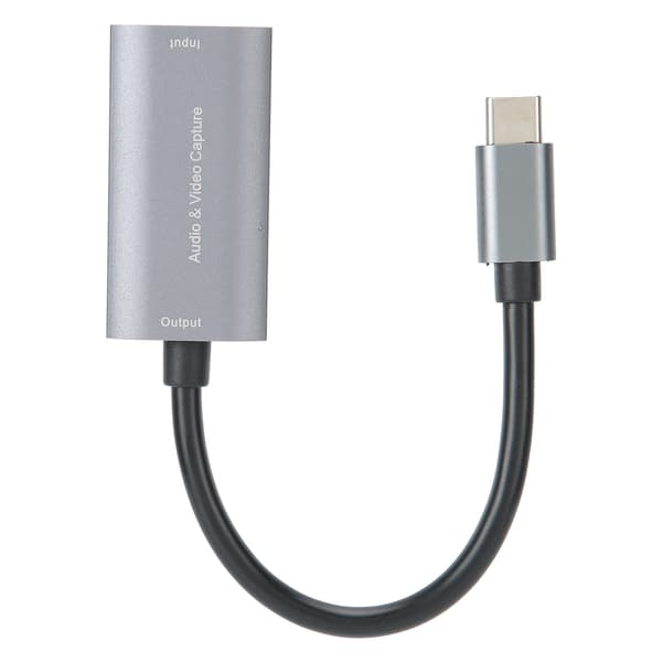 Videooptagelseskort TYPEC HDMI til TypeC 4K 1080P Game Live Sølvgrå Driverfri Z29A