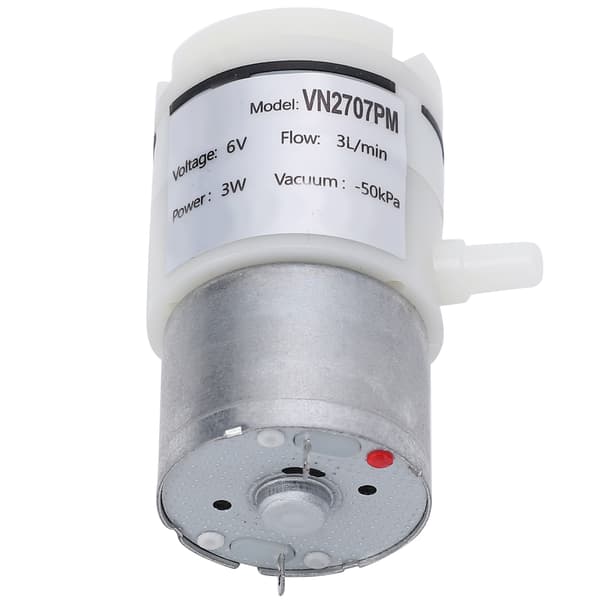 3st Mini Membranpump 3L/min Sugluftvattenpump DC6V för Akvarium Fiskbehållare