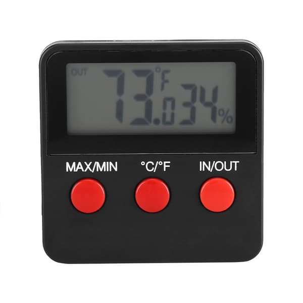 LCD Digital Termometer Hygrometer Temperatur Fugtighedsmonitor til Æggeinkubator Krybdyr Kæledyr