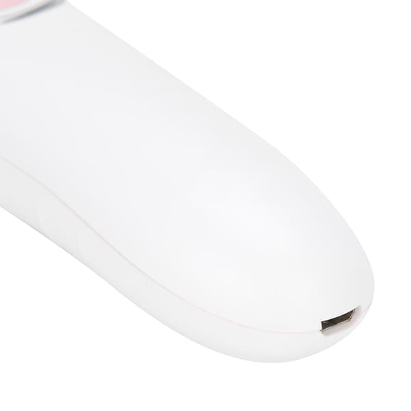 USB-opladende elektrisk bomuldstrådsepilator til ansigts- og kropshårfjerning, hvid