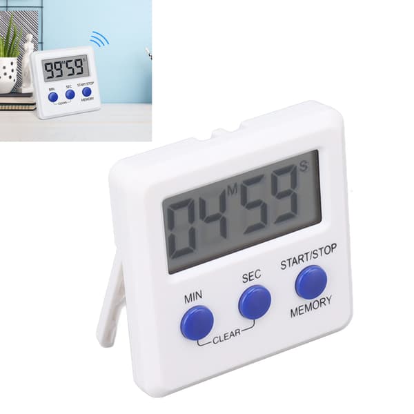 Digital Timer Inlärning Sport Elektronisk Timer Enkel Timer för Hem Kök Träning Lekstund
