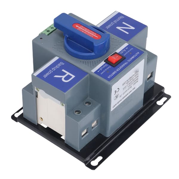 2P 50A Automatisk overførselskontakt CB Mini Changeover 230VAC til hjemmesolsystem