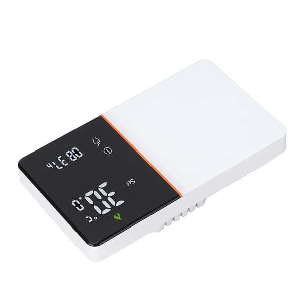 Smart WiFi-termostat 16A, 5+1+1 dagars & 6-timmars programmerbar, bakgrundsbelyst LCD, elvärme, AC95-240V.