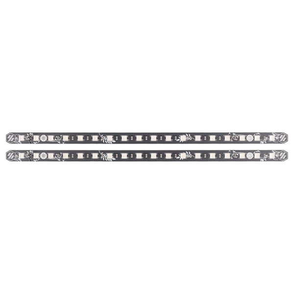 2 stk. 270 mm 3D-printer LED-lysstribe farvet printkort 3D-printerlampe til VORON 2.4 DC5V