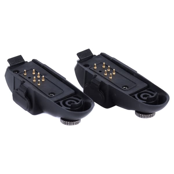2 stk. Walkie-Talkie 7-ben til 2-ben headsetadapter Bærbar lydheadsetadapter til GP328 GP340