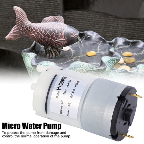 3 stk. DC6V VN3204PM Mikrodykpumpe Motor til Akvarium Fisketank Luftcirkulation