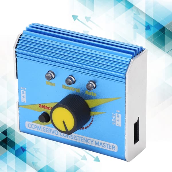 RC Servo Tester CCPM Consistency Checker, 3-läges LED-indikator för RC-flygplan