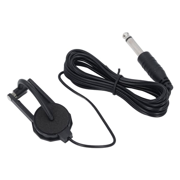 Fiol Akustisk Pickup Bärbar Hålfri Patch ABS och Metall Clip On Fiol Pickup