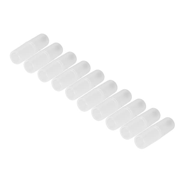 10 STK AAA til AA Størrelse Celle Batteri Konverter Adapter Batteriholder Etui Skifter Gennemsigtig