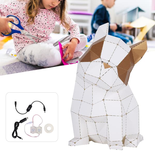 Boardattack Papercraft Kit Käsintehty DIY USB-käyttöinen Lasten Koulutuslelu