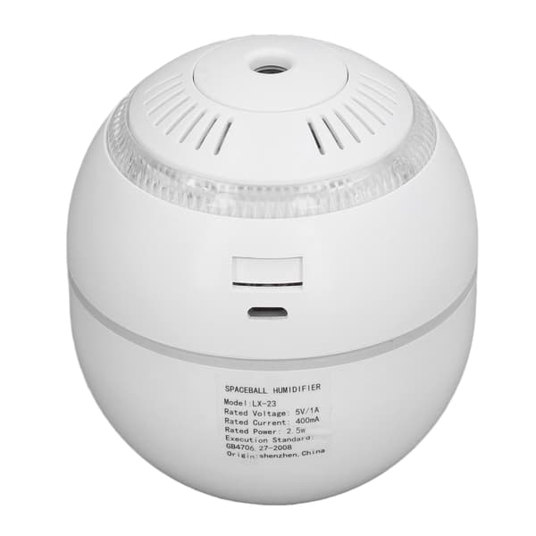 DC 5V/1A 120ML USB Luftfuktare 2 Växlar Justering Aromaterapi Eterisk Olja Diffuser Vit