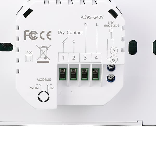 WiFi Smart Termostat 95-240V 5A LCD Touch Programmerbar Värme Kylkontroll