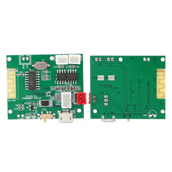 1 par effektforstærkermodul forstærkerkort lydstereo højttaler til Bluetooth 5.0 TWS 3.7-5V