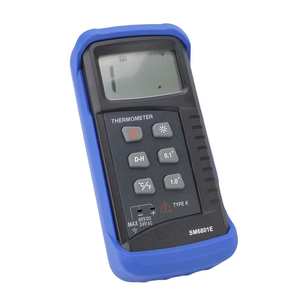 LCD Digital Termoelement Termometer Tester til Flydende Gas Faststof, 4-Probe Kompatibel