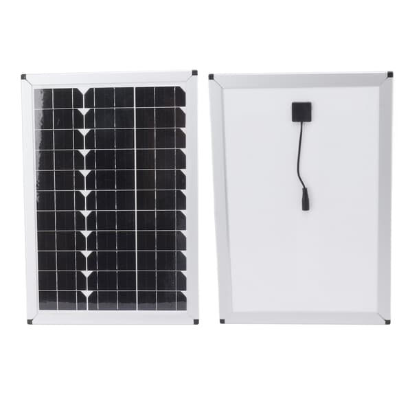 100W Solpanel Kit Monokrystallinsk Solcellemodul med Vandtæt 20A 12V 24V Controller til Bilcamping