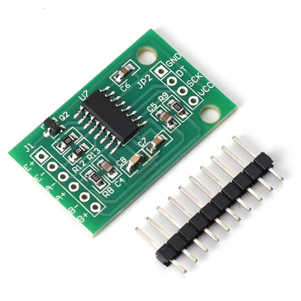 5 st HX711 Dual-Channel 24-bitars lastcell ADC-modul Högprecisionsviktsgivarkit