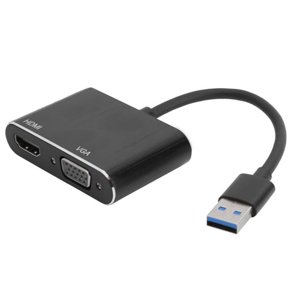 USB3.0 til VGA/HDMI-adapter Strømkonverter Skærmudvidelsesdock Computerudstyr