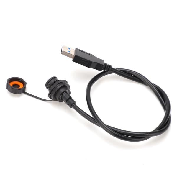Vandtæt USB-C hun til USB 3.0 han kabelstik IP68 0,5m E10TPCBFF/U3AM