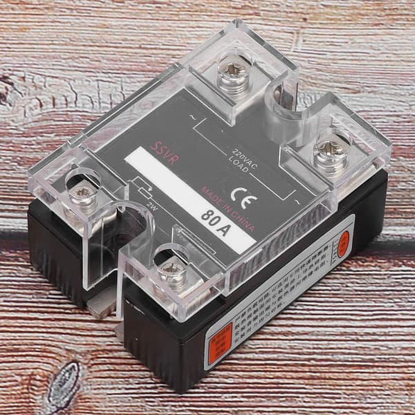 Solid State Spänningsregulator 80A Enfas SSVR 470-560KΩ 220VAC Effektregulator
