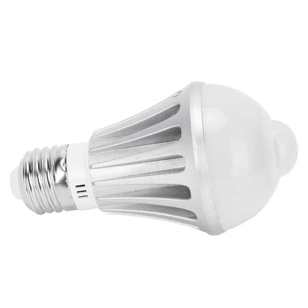 7W E27 Rörelsesensor LED-lampa Varmvit 85-265V för Hall & Trapphus
