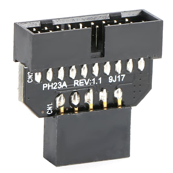 PH23A Moderkort USB 2.0 9Pin till USB 3.0 19P Plugin-kontaktadapter (PH23A)